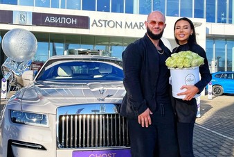 Джиган подарил Оксане Самойловой роскошный Rolls Royce
