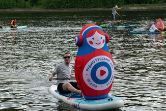 Команда Радио Русский Хит поучаствовала в SUP-регате!