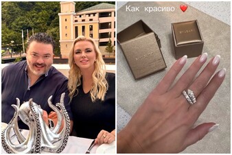 Анна Семенович получила в подарок кольцо с бриллиантами